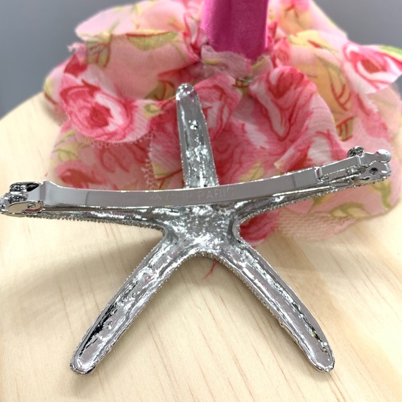 🌟 Crystal Starfish Hair Clip - Picture 5 of 8